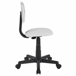 CARO-Möbel Drehstuhl ALPACA Für Kinder, Höhenverstellbar, Kunstleder In Weiß -Günstiges Tische Geschäft 93417 4