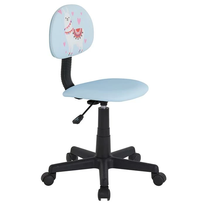 CARO-Möbel Drehstuhl ALPACA Für Kinder, Höhenverstellbar, Kunstleder In Hellblau 1 CARO-Möbel Drehstuhl ALPACA Für Kinder, Höhenverstellbar, Kunstleder In Hellblau