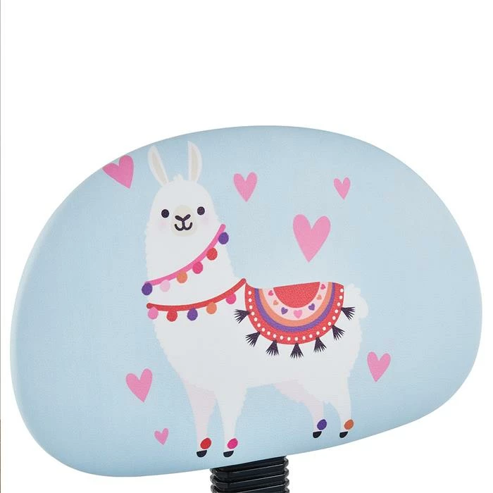 CARO-Möbel Drehstuhl ALPACA Für Kinder, Höhenverstellbar, Kunstleder In Hellblau 3 CARO-Möbel Drehstuhl ALPACA Für Kinder, Höhenverstellbar, Kunstleder In Hellblau – Bild 3