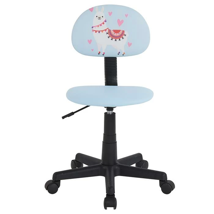 CARO-Möbel Drehstuhl ALPACA Für Kinder, Höhenverstellbar, Kunstleder In Hellblau 4 CARO-Möbel Drehstuhl ALPACA Für Kinder, Höhenverstellbar, Kunstleder In Hellblau – Bild 4
