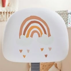 CARO-Möbel Kinderdrehstuhl RAINBOW Höhenverstellbar, Kunstleder In Weiß -Günstiges Tische Geschäft 93516 AC4