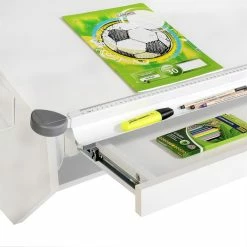 CARO-Möbel Kinderschreibtisch PHILIPP Neigbar Und Höhenverstellbar, Weiß -Günstiges Tische Geschäft 93687 4