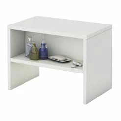 CARO-Möbel Nachttisch NEY Mit Offenem Fach In Weiß