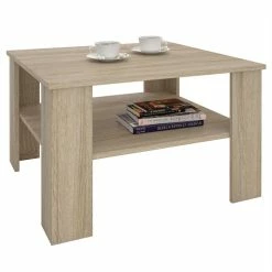 CARO-Möbel Couchtisch FELICE In Sonoma Eiche, 68 X 68 Cm