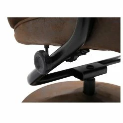 CARO-Möbel Relaxsessel DAKOTA Mit Hocker Und Stoffbezug Im Wildleder Look / Braun -Günstiges Tische Geschäft 93873 5