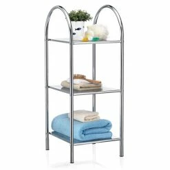 CARO-Möbel Badregal PLAYA Aus Verchromtem Metall