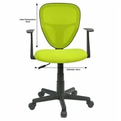 CARO-Möbel Kinderdrehstuhl STUDIO In Grün Mit Armlehnen 9 CARO-Möbel Kinderdrehstuhl STUDIO In Grün Mit Armlehnen -Günstiges Tische Geschäft 93960 4