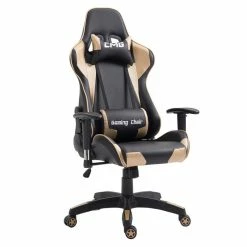 CARO-Möbel Bürodrehstuhl GAMING In Schwarz/gold