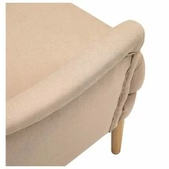 CARO-Möbel Ohrensessel GRONINGEN In Beige, Stoffbezug -Günstiges Tische Geschäft 93997 3