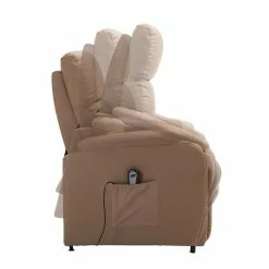 CARO-Möbel Fernsehsessel SENIOR Mit Aufstehfunktion In Braun 9 CARO-Möbel Fernsehsessel SENIOR Mit Aufstehfunktion In Braun -Günstiges Tische Geschäft 94218 3