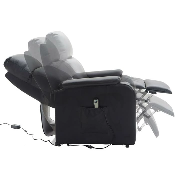 CARO-Möbel Fernsehsessel SENIOR Mit Aufstehfunktion In Schwarz 3 CARO-Möbel Fernsehsessel SENIOR Mit Aufstehfunktion In Schwarz – Bild 3