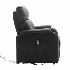 CARO-Möbel Fernsehsessel SENIOR Mit Aufstehfunktion In Schwarz 9 CARO-Möbel Fernsehsessel SENIOR Mit Aufstehfunktion In Schwarz -Günstiges Tische Geschäft 94219 4