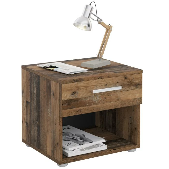 CARO-Möbel Nachttisch MARY Old Style Mit Schublade 1 CARO-Möbel Nachttisch MARY Old Style Mit Schublade