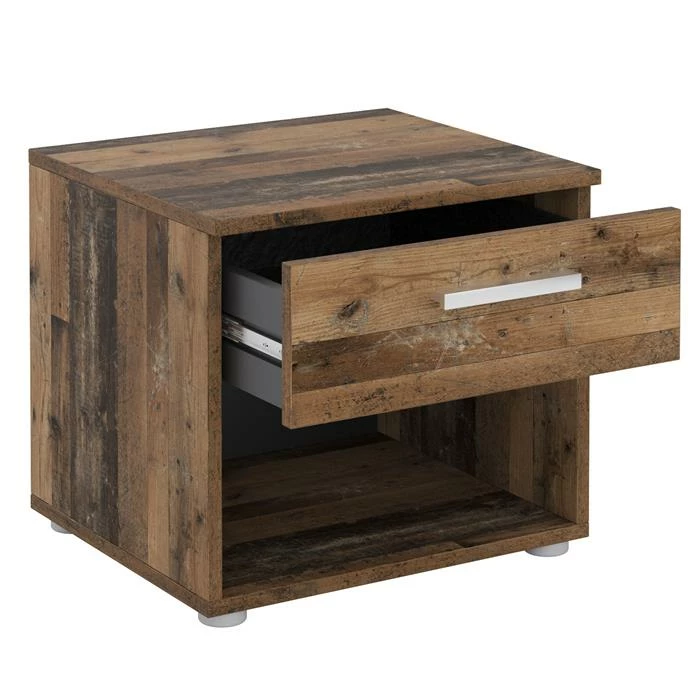 CARO-Möbel Nachttisch MARY Old Style Mit Schublade 2 CARO-Möbel Nachttisch MARY Old Style Mit Schublade – Bild 2