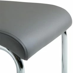 CARO-Möbel 4er Esszimmerstuhl Set LOANO In Dunkelgrau -Günstiges Tische Geschäft 94234 3