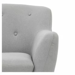 CARO-Möbel Sessel CESENA In Grau, Stoffbezug -Günstiges Tische Geschäft 94275 3
