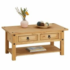 CARO-Möbel Mexico Couchtisch SALSA, Kiefer Massiv