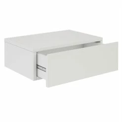 CARO-Möbel Hängende Nachtkommode ANNE Mit 1 Schublade, Weiß