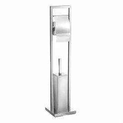 CARO-Möbel Toilettenpapierhalter RENATE Metall Verchromt