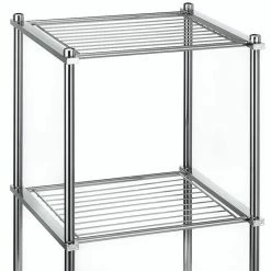 CARO-Möbel Badregal TUNIS Mit 3 Ablagen, Metall Verchromt -Günstiges Tische Geschäft 94554 2