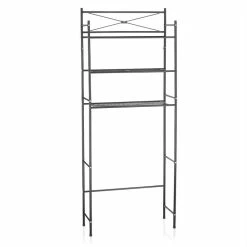 CARO-Möbel Toiletten Waschmaschinen Regal MARSA Mit 3 Ablagen In 3 Schwarz -Günstiges Tische Geschäft 94588 2