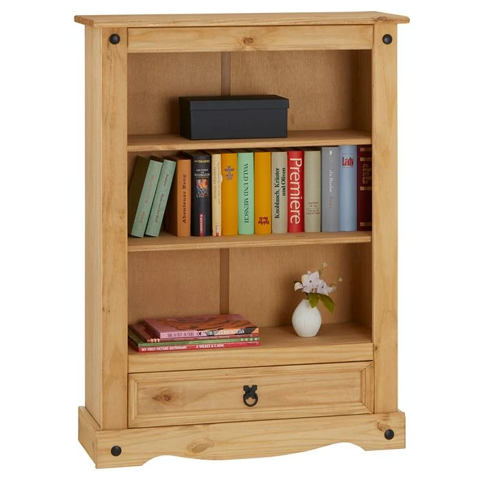 CARO-Möbel Regal SALSA Kiefer Massiv Mit Schublade 1 CARO-Möbel Regal SALSA Kiefer Massiv Mit Schublade