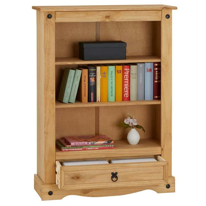 CARO-Möbel Regal SALSA Kiefer Massiv Mit Schublade 3 CARO-Möbel Regal SALSA Kiefer Massiv Mit Schublade – Bild 3