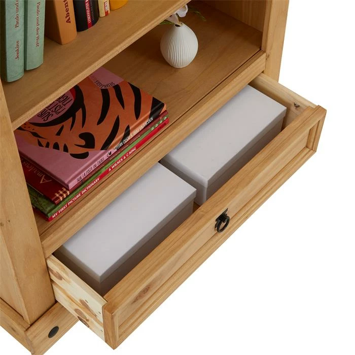 CARO-Möbel Regal SALSA Kiefer Massiv Mit Schublade 4 CARO-Möbel Regal SALSA Kiefer Massiv Mit Schublade – Bild 4