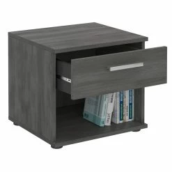 CARO-Möbel Nachttisch MARY Esche Grau Mit Schublade -Günstiges Tische Geschäft 94682 1