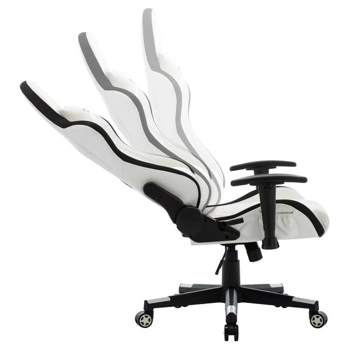 CARO-Möbel Gamingstuhl LEGEND In Weiß, Mit LED Beleuchtung 4 CARO-Möbel Gamingstuhl LEGEND In Weiß, Mit LED Beleuchtung – Bild 4