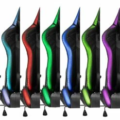 CARO-Möbel Gamingstuhl SKILLS Bezug Aus Lederimitat In Schwarz, Mit LED Beleuchtung 8 CARO-Möbel Gamingstuhl SKILLS Bezug Aus Lederimitat In Schwarz, Mit LED Beleuchtung -Günstiges Tische Geschäft 94715 2