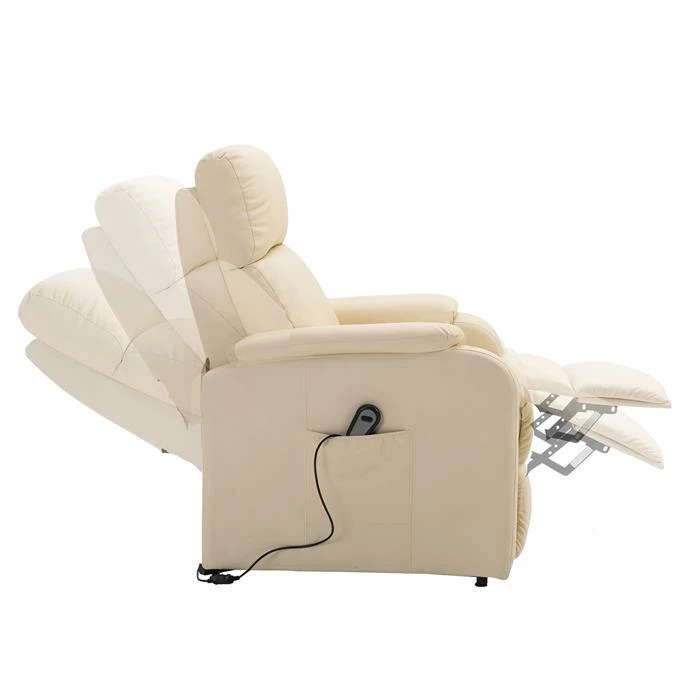 CARO-Möbel Fernsehsessel SENIOR Mit Aufstehfunktion In Beige 2 CARO-Möbel Fernsehsessel SENIOR Mit Aufstehfunktion In Beige – Bild 2