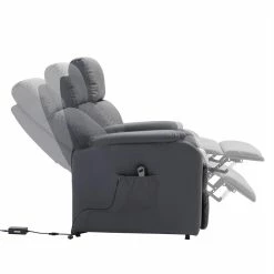 CARO-Möbel Fernsehsessel SENIOR Mit Aufstehfunktion In Grau -Günstiges Tische Geschäft 94782 2