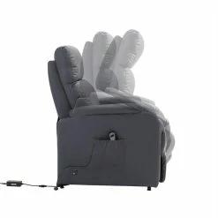 CARO-Möbel Fernsehsessel SENIOR Mit Aufstehfunktion In Grau -Günstiges Tische Geschäft 94782 3