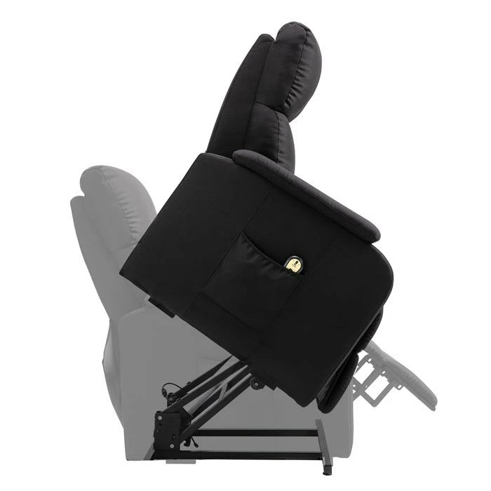 CARO-Möbel Fernsehsessel RETIRE Mit Aufstehfunktion In Schwarz 4 CARO-Möbel Fernsehsessel RETIRE Mit Aufstehfunktion In Schwarz – Bild 4