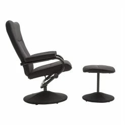 CARO-Möbel Relaxsessel DAKOTA Mit Hocker Und Stoffbezug In Schwarz 8 CARO-Möbel Relaxsessel DAKOTA Mit Hocker Und Stoffbezug In Schwarz -Günstiges Tische Geschäft 94836 2