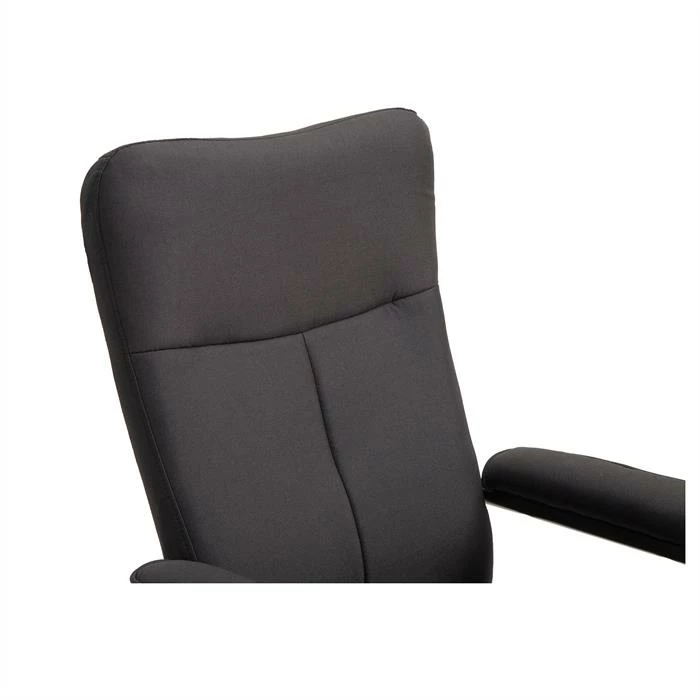CARO-Möbel Relaxsessel DAKOTA Mit Hocker Und Stoffbezug In Schwarz 6 CARO-Möbel Relaxsessel DAKOTA Mit Hocker Und Stoffbezug In Schwarz – Bild 6