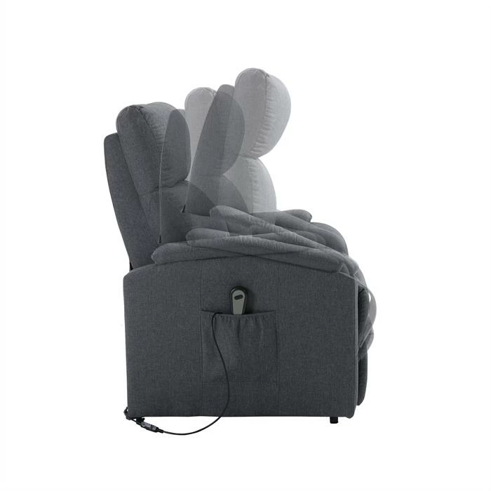 CARO-Möbel Fernsehsessel RETIRE Mit Aufstehfunktion In Grau 4 CARO-Möbel Fernsehsessel RETIRE Mit Aufstehfunktion In Grau – Bild 4