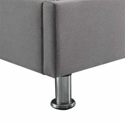 CARO-Möbel Futonbett LAREDO 180x200 Cm, Stoff In Grau -Günstiges Tische Geschäft 95079 3