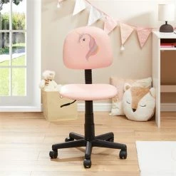 CARO-Möbel Drehstuhl UNICORN Für Kinder, Höhenverstellbar, Kunstleder In Rosa -Günstiges Tische Geschäft 95155 AC2