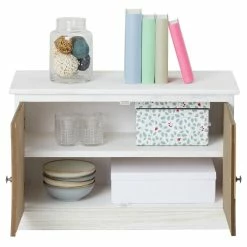 CARO-Möbel Schuhbank CARA Aus Holz Mit 2 Fächern -Günstiges Tische Geschäft 95406 3