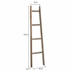 CARO-Möbel Leiterregal ESCALA In Dunkelbraun -Günstiges Tische Geschäft 95408 4