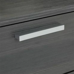 CARO-Möbel Nachttisch MAXIMA In Esche Grau Mit 2 Schubladen -Günstiges Tische Geschäft 95432 5 N