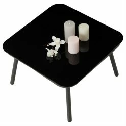 CARO-Möbel Gartenmöbel Set JAKARTA Mit Seilbespannung Und Polster In Grau -Günstiges Tische Geschäft 95607 4